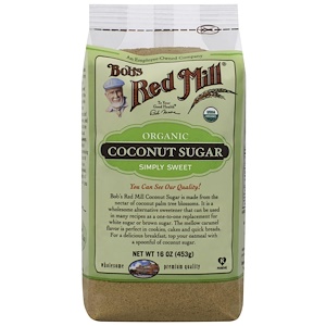 Bob's Red Mill, Органический кокосовый сахар, 16 унций (463 г)