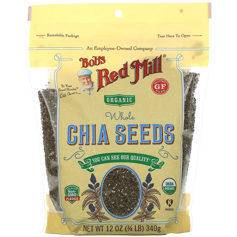 Bob's Red Mill, Organic Whole Chia Seeds, 12 oz (340 g) iHerb