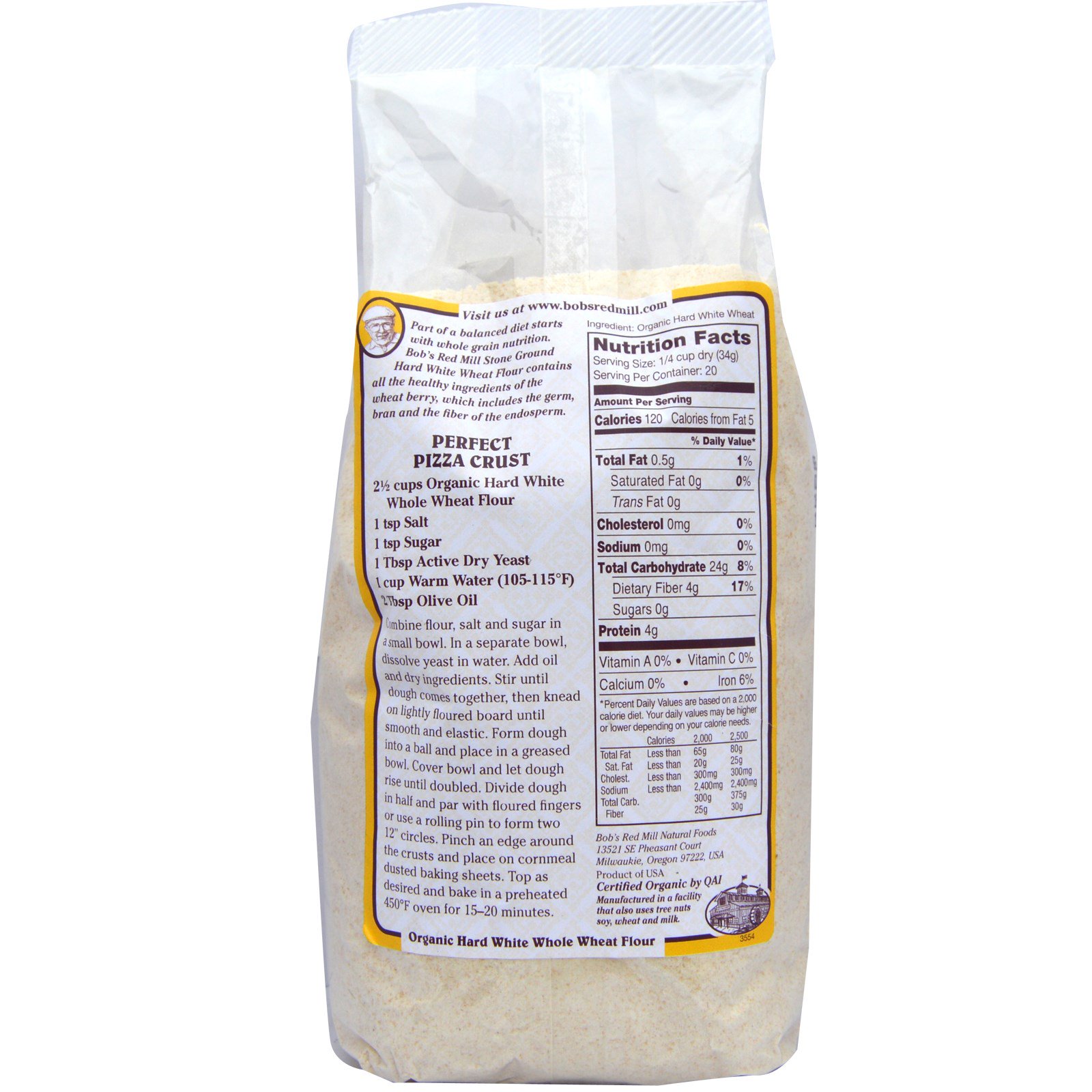 bob's red mill white wheat flour