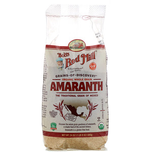 Отзывы о Бобс Рэд Милл, Organic Amaranth, Whole Grain, 24 oz (680 g)