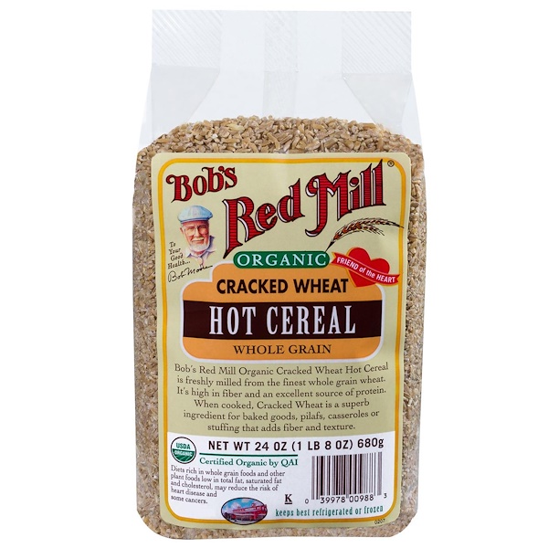 Bob's Red Mill, Органическая крупа из нешелушеной пшеницы, Hot Cereal, 24 унции (680 г) (Discontinued Item) 