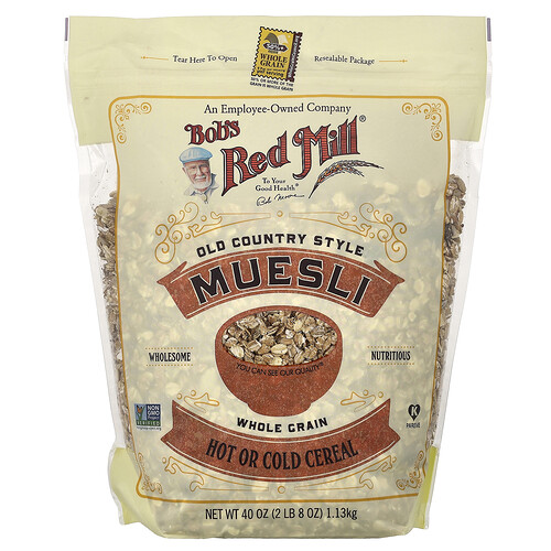 Bob's Red Mill, Old Country Style Muesli, Whole Grain, 40 oz (1.13 kg)