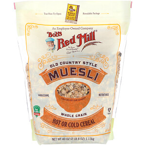 Отзывы о Бобс Рэд Милл, Muesli, Old Country Style, Whole Grain, 40 oz (1.13 kg)