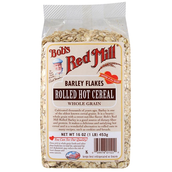 Bob's Red Mill, Rolled Hot Cereal, Barley Flakes, 16 oz (453 g) iHerb
