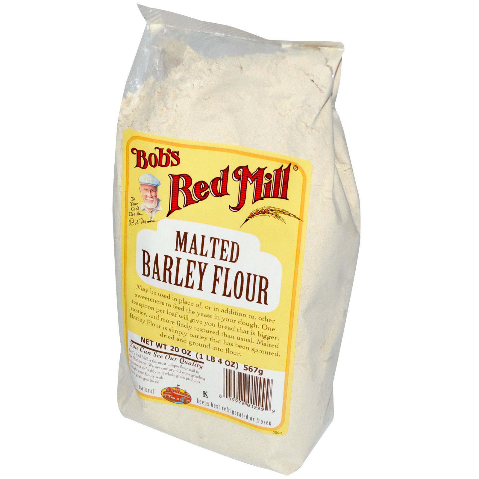 Bob S Red Mill Malted Barley Flour 20 Oz 567 G Iherb