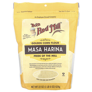 Bob's Red Mill, Farine de maïs doré, Masa Harina, 624 g