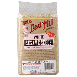 Отзывы о Бобс Рэд Милл, White Sesame Seeds, 16 oz (453 g)