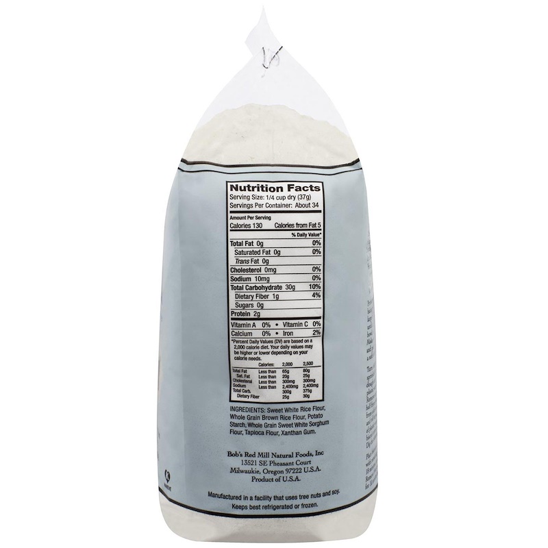 Bob's Red Mill, 1 to 1 Baking Flour, 44 oz (1.24 kg) - iHerb