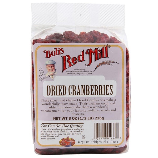 Bob's Red Mill, Сушеные ягоды клюквы, 8 унции (226 г) (Discontinued Item) 