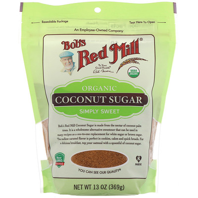 Bob's Red Mill Organic, Coconut Sugar, 13 oz (369 g)