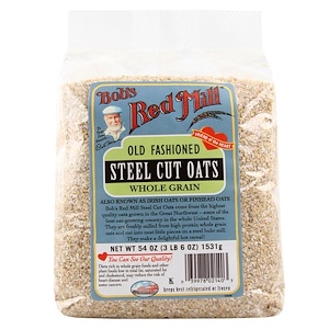 Отзывы о Бобс Рэд Милл, Steel Cut Oats, 54 oz (3 lbs 6 oz) 1,531 g