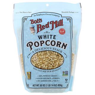 Bob's Red Mill, White Popcorn, Gluten Free, 1 lb 14 oz (850 g)