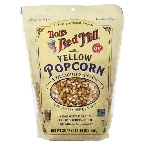 Bob's Red Mill Yellow Popcorn, 30 oz (850 g)