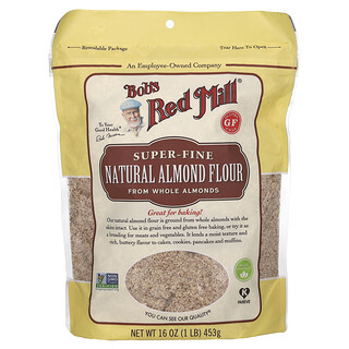 Bob's Red Mill, Natural Almond Flour, Super Fine, 16 oz (454 g)