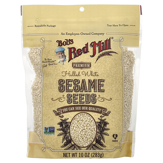 Bob's Red Mill, Αποφλοιωμένοι σπόροι λευκού σουσαμιού, 283 γρ.