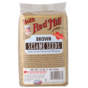 Отзывы о Бобс Рэд Милл, Brown Sesame Seeds, 16 oz (453 g)