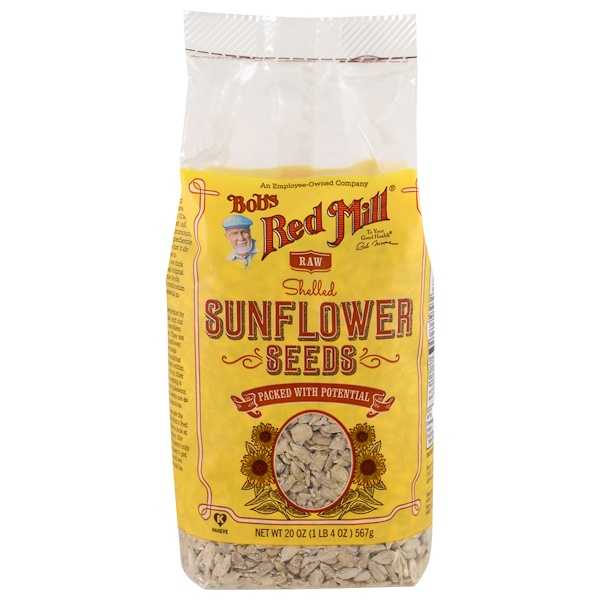 Bob's Red Mill, Raw Shelled Sunflower Seeds, 20 oz (567 g) (Discontinued Item) 
