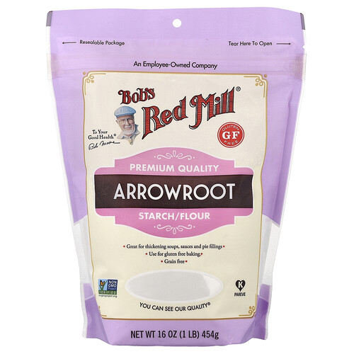 Bob's Red Mill, Arrowroot Starch/Flour, Gluten Free, 16 oz (454 g)