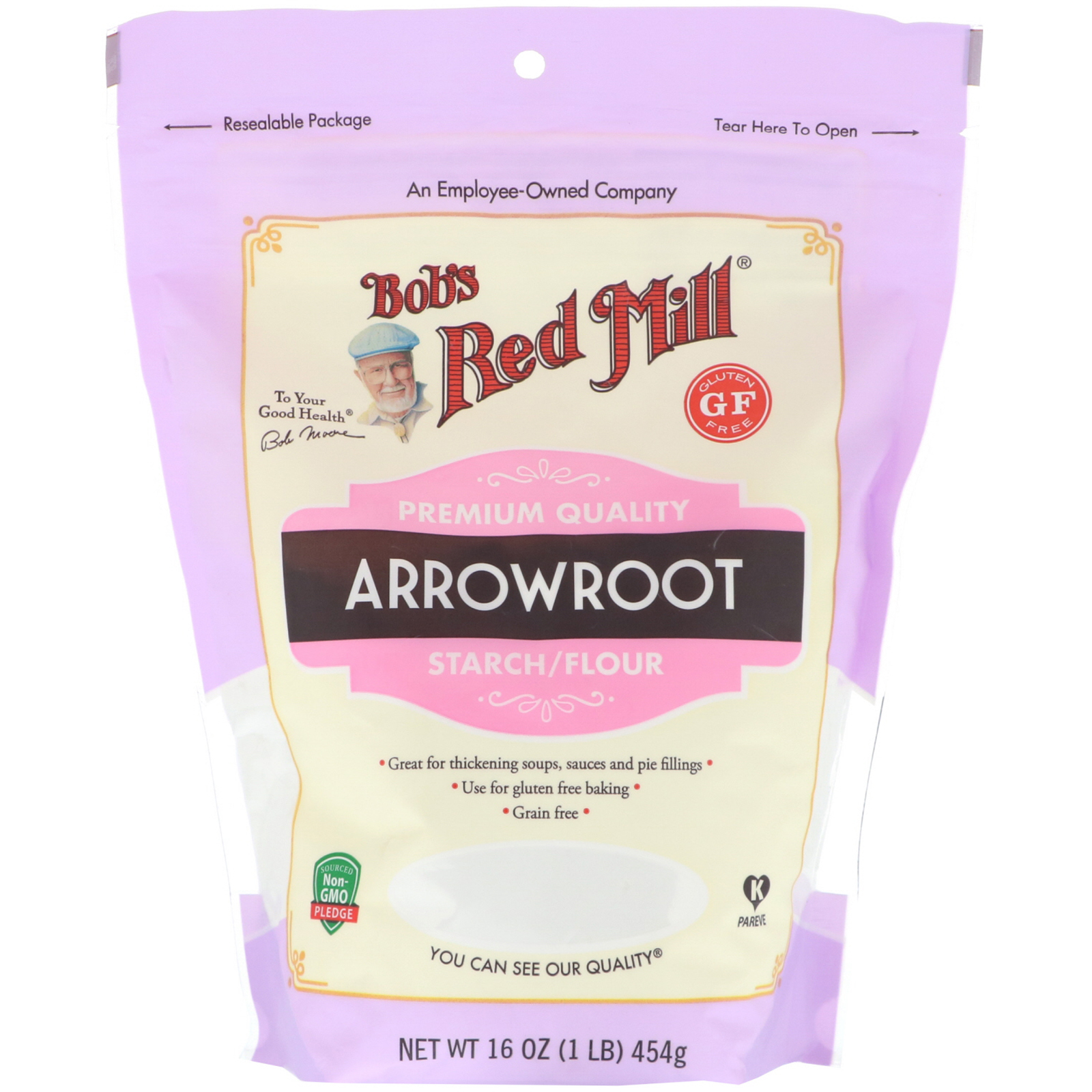 Bob's Red Mill Paleo Baking Flour – 454g Bag, Grain-Free & Gluten-Free Blend For Baking