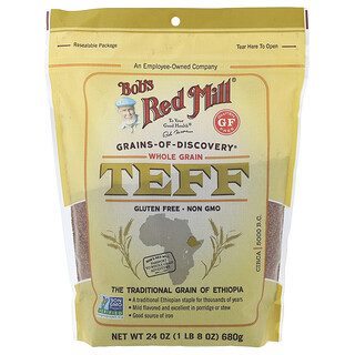 Bob's Red Mill, Teff, Grão Integral, 680 g (24 oz)