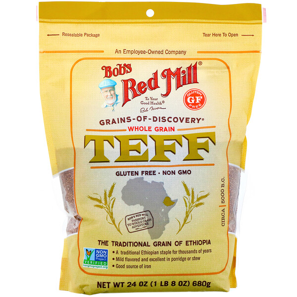 Bob's Red Mill‏, דוחן, דגנים מלאים, 680 גרם
