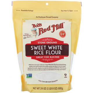 Bob's Red Mill, Harina de arroz blanco dulce, 680 g (24 oz)