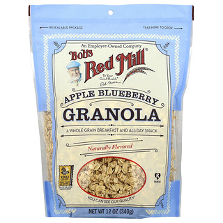 Bob's Red Mill, Granola, omena-mustikka, 340 g