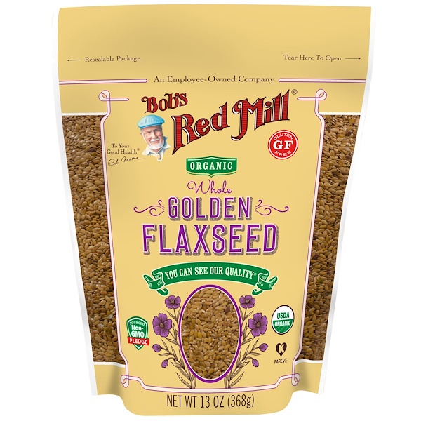 Bob's Red Mill, ΠΡΠ³Π°Π½ΠΈΡΠ΅ΡΠΊΠΎΠ΅ ΡΠ΅Π»ΡΠ½ΠΎΠ΅ Π·ΠΎΠ»ΠΎΡΠΎΠ΅ Π»ΡΠ½ΡΠ½ΠΎΠ΅ ΡΠ΅ΠΌΡ, 13 ΡΠ½ΡΠΈΠΉ (368 Π³)