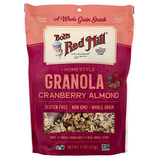 Bob's Red Mill, гранола по-домашнему, клюква и миндаль, 312 г (11 унций)