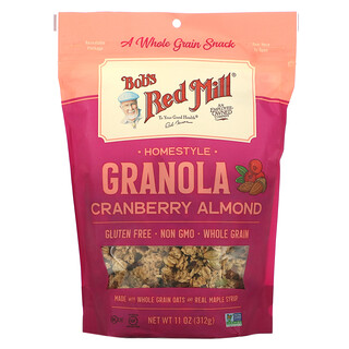 Bob's Red Mill, Pan-Baked Granola, Cranberry Almond, 11 oz (312 g)