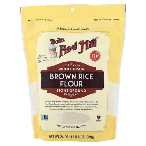 Bob's Red Mill, Braunes Reismehl, Vollkorn, glutenfrei, 680 g