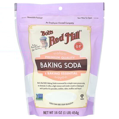 Bob's Red Mill, Bicarbonato de sodio, 454 g (1 lb)