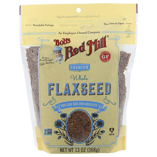 Bob's Red Mill, Hochwertiger Vollleinsamen, glutenfrei, 368 g