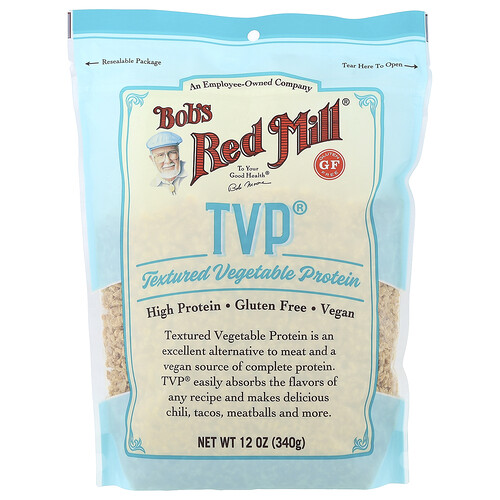 Bob's Red Mill, TVP®, Texturiertes pflanzliches Protein, 340 g (12 oz)