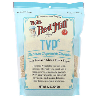 Bob's Red Mill, TVP®, Dokulu Bitkisel Protein, 340 g (12 oz)