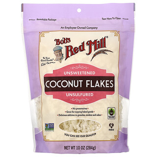 Bob's Red Mill, кокосовые хлопья, без сульфатов, без подсластителей, 284 г (10 унций)