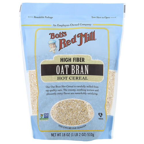 Bob's Red Mill, Ballaststoffreiches, heißes Haferkleie-Müsli, 510 g (18 oz.)