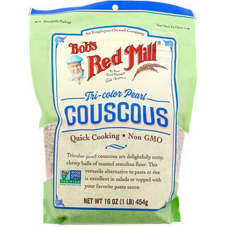 Bob's Red Mill, Tri-Color Pearl Couscous, 16 oz (454 g)
