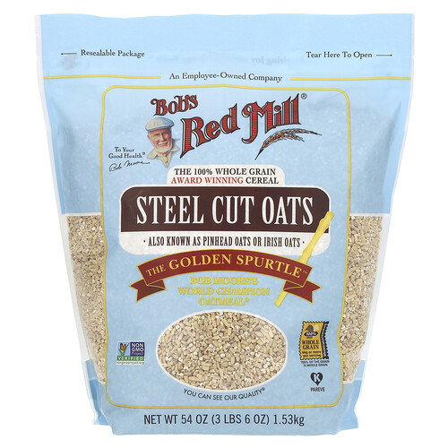 Bob's Red Mill Steel Cut Oats, Whole Grain, 54 oz (1.53 kg)