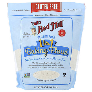 Bob's Red Mill, Farine à pâtisserie sans gluten 64 pour 1, 1.81 kg