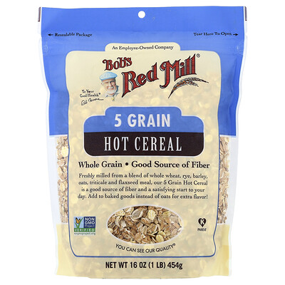 Bob's Red Mill, Cereal caliente de 5 cereales, 454 g (16 oz)