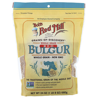 Bob's Red Mill, Qırmızı Bulqur, Tam dən, 24 oz (680 q)