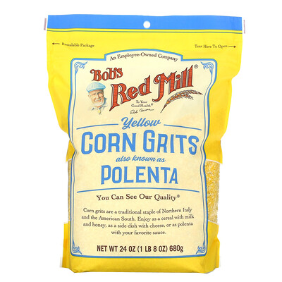 Bob's Red Mill Yellow Corn Grits, 24 oz (680 g)