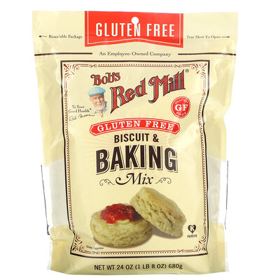 Купить Bob's Red Mill Biscuit & Baking Mix, Gluten Free, 24 oz ( 680 g)