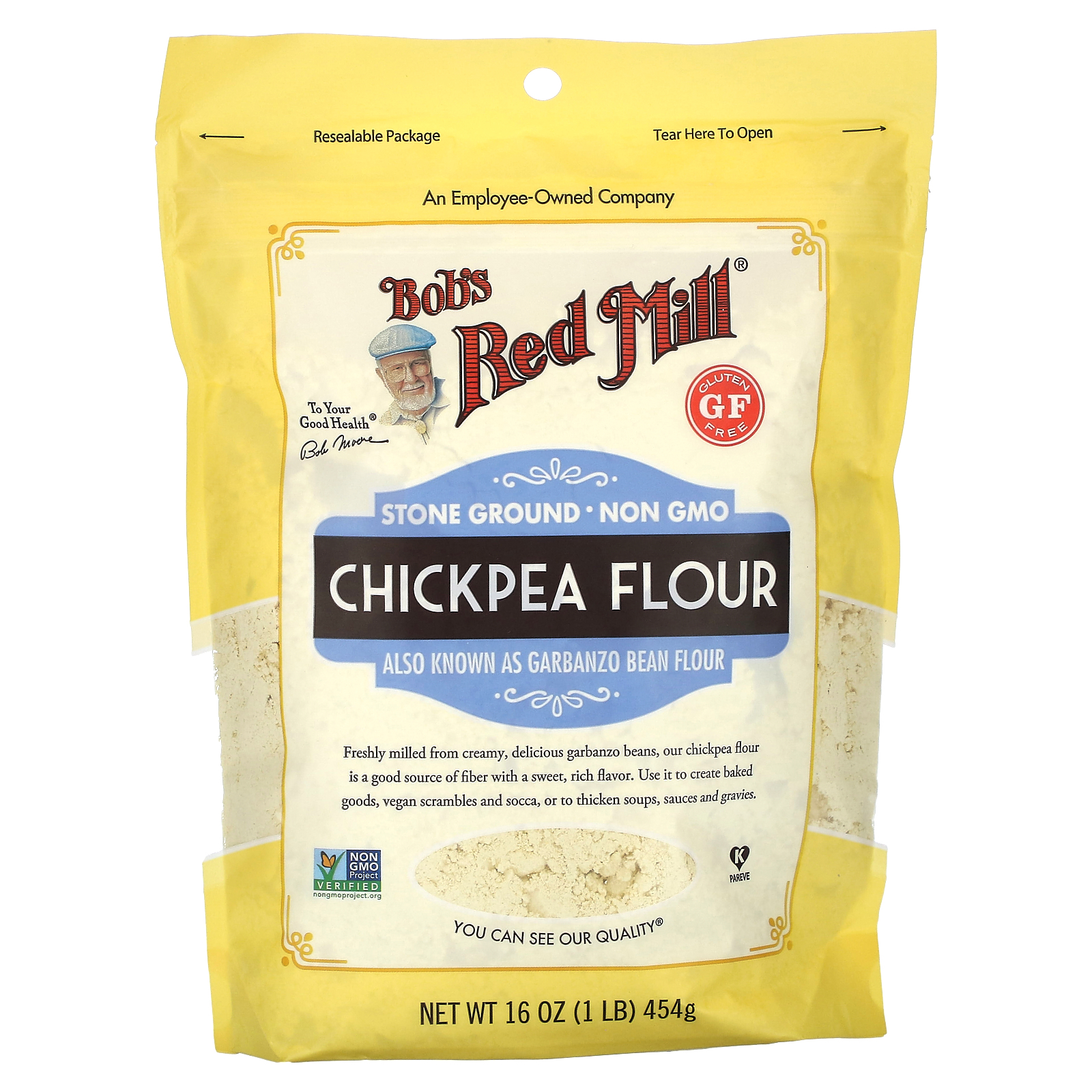 Bob S Red Mill Chickpea Flour Gluten Free Lb G