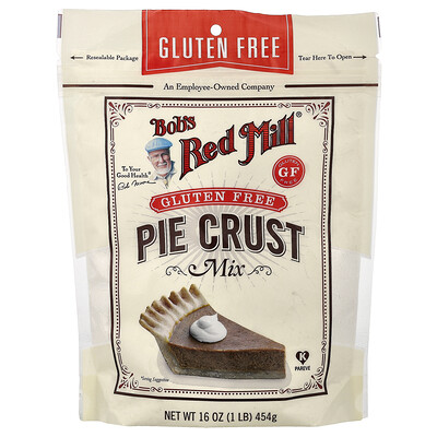 Bob's Red Mill, Mezcla para masa para tartas, Sin gluten, 454 g (16 oz)