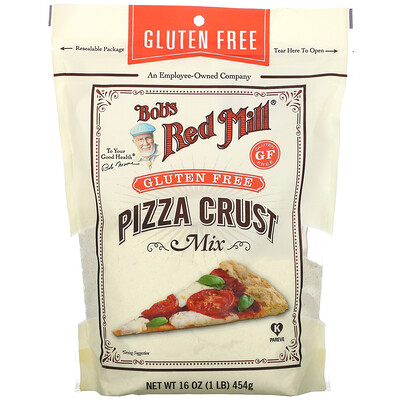 Bob's Red Mill Pizza Crust Mix, Gluten Free, 16 oz (454 g)  - купить со скидкой
