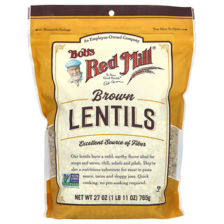 Bob's Red Mill, Lentejas marrones, 765 g (27 oz)