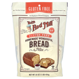 Bob's Red Mill, Mezcla para preparar pan casero maravilloso, Sin gluten, 454 g (16 oz)