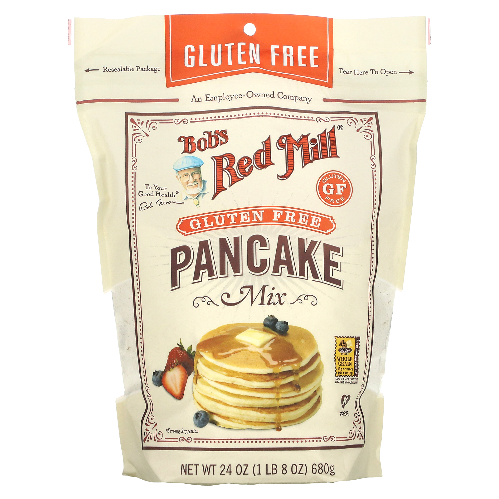 Bob's Red Mill, Pancake Mix, Gluten Free, 24 oz (680 g)